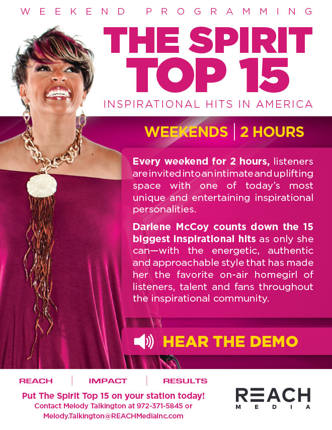 The Spirit Top 15 with Darlene McCoy